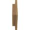 Ekena Millwork Diamond Gable Vent Functional, Western Red Cedar Gable Vent w/ Brick Mould Face Frame, 20"W x 20"H GVWDI20X2000SFUWR - alternate 4